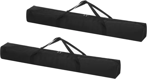 Miniatura 13 de PATIKIL Bolsa de repuesto para silla de campamento de 39 pulgadas, paquete de 2 bolsas de transporte plegables de nailon, bolsa grande