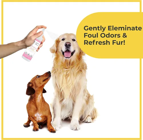 Miniatura 6 de Spray desodorizante para perros – Perfume perfumado de piña colada para perros malolientes – Spray de aseo seguro y refrescante para perros