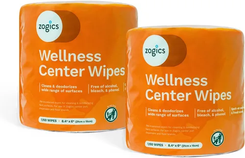 Miniatura 9 de Zogics Toallitas de limpieza Wellness Center, toallitas para equipos de gimnasio para limpiar superficies y equipos, duraderas y seguras
