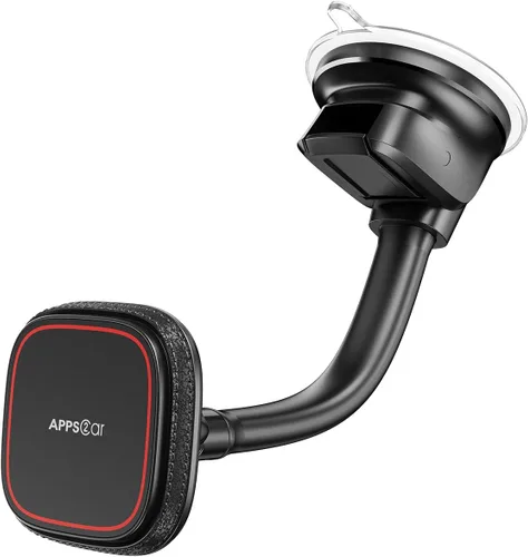 Miniatura 10 de APPS2Car Soporte magnético para teléfono de coche [6 imanes fuertes], soporte para teléfono celular de coche [ventosa], soporte de teléfono
