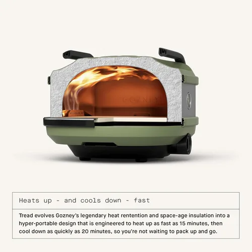 Miniatura 6 de Gozney Tread - Horno de pizza portátil, color negro mate, hace pizzas de 12 pulgadas, revolucionario quemador de gas lateral, calentamiento rápido