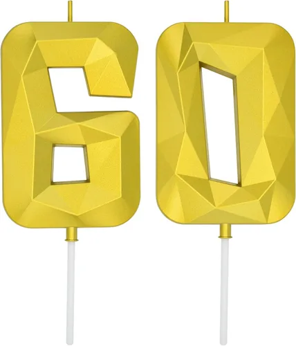 Miniatura 129 de DERVENTA Velas de cumpleaños con números grandes, 3D, color rosa, 3.7 pulgadas, decoración para tartas de fiesta, 1 pieza (número 3 rosa)