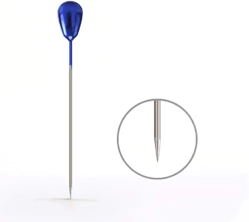 Miniatura 3 de SYHL Alfileres de costura de cabeza de perlas de lágrima, pasadores rectos, 1.5 pulgadas - 480 piezas (color)