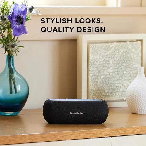 Miniatura 6 de Harman Kardon Luna Speaker - Altavoz Bluetooth portátil, IP67 impermeable y a prueba de polvo con batería integrada (negro)