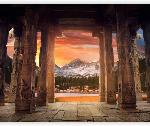 Miniatura 11 de artgeist Mural de pared Vista de ventana 118 x 91 pulgadas - Papel tapiz no tejido, decoración de pared de vellón, impresión fotográfica, imagen