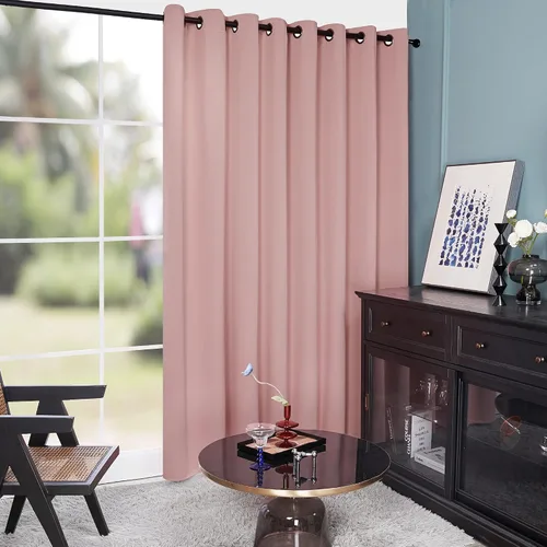 Miniatura 37 de Deconovo Cortina opaca, para oscurecer la habitación Gris claro
