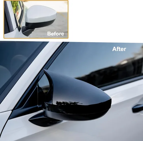 Miniatura 7 de Thenice Funda para espejo retrovisor Civic de 11ª generación, protector de espejo retrovisor lateral compatible con Honda Civic 2022 2023 2024 2025