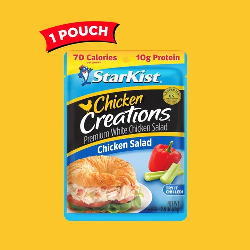 Miniatura 67 de StarKist Chicken Creations BOLD - Bolsa estilo búfalo (5 onzas, 12 unidades) Carne blanca totalmente cocida con alto contenido de proteínas, sin