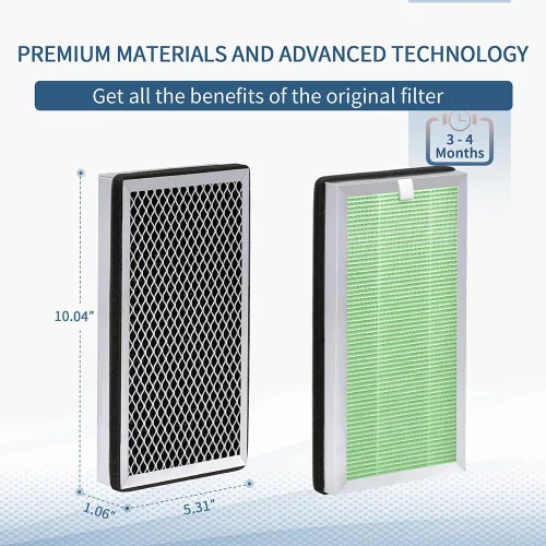 Miniatura 4 de [Absorbedor de toxinas] Filtro de repuesto MA Series 15 compatible con purificador de aire MA Series 15, filtro 3 en 1 con caja de automóvil