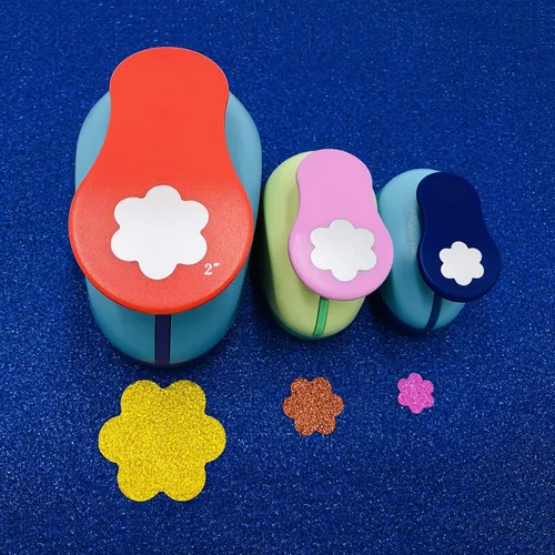 Miniatura 9 de Punchers de papel de 1 pulgada, 1.5 pulgadas, 2 pulgadas, 3 unidades, para álbumes de recortes, para manualidades (hexagonal)