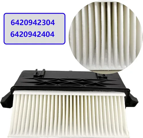Miniatura 7 de Juego de Filtros de Aire Compatible con Mercedes-Benz ML350 ML320 GL350 GLE350D GLS350D S350 Par Izquierdo y Derecho Reemplazo 6420940000