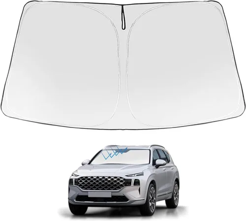 Miniatura 59 de Proadsy Parasol para parabrisas actualizado 2025, ajuste personalizado Dodge RAM 1500 2Dr 2019-2024 2025, 4 capas, plegable, protector de parasol