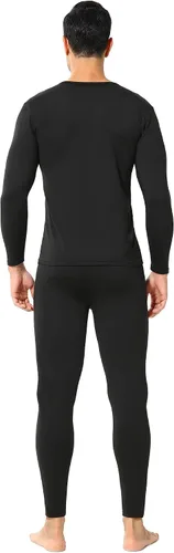 Miniatura 3 de ViCherub Thermal Underwear for Men Fleece Lined Long Johns Thermals Top and Bottom Set Base Layer for Cold Weather