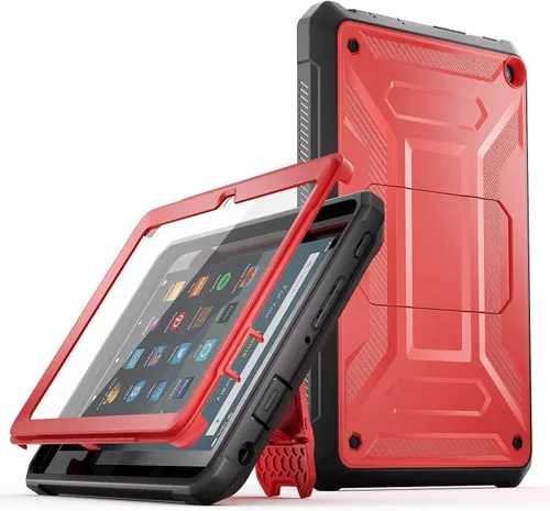 Miniatura 8 de Funda para tablet Fire HD 8 y HD 8 Plus (solo 12ª generación, 2024/2022) - DJ&RPPQ [ligera] funda resistente de cuerpo completo con protector