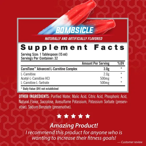 Miniatura 2 de iSatori L-Carnitina LS3 3000, L-Carnitina Líquida con Acetil L-Carnitina, L-Carnitina L-Tartrato, Pre Entreno Sin Estimulantes, Bajas Calorías, Sin