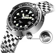 Miniatura 3 de ADDIESDIVE Relojes de buceo para hombre 1.870 in reloj de pulsera automático Nh35 impermeable 300 M luminiscente Chromalight Dial My-H5