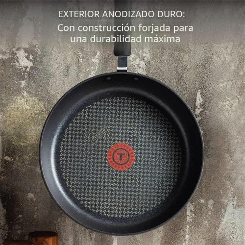 Miniatura 2 de T-fal Ultimate - Juego de 2 Piezas de Sartenes Antiadherentes de Anodizado Duro, 10, 12 pulgadas, aptas para horno 400F, utensilios de cocina, juego