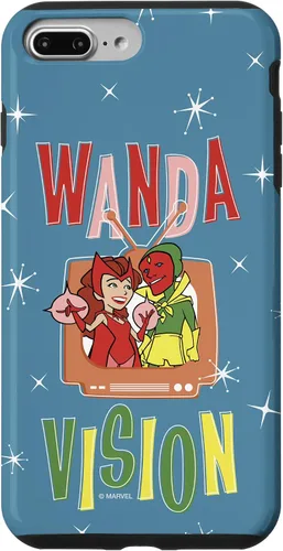 Miniatura 12 de Marvel WandaVision Wanda & Vision Retro TV Artwork - Carcasa para iPhone 17