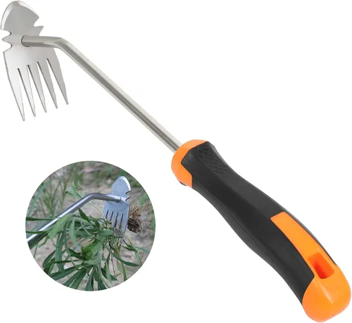 Miniatura 7 de Herramienta de eliminación de malezas, nuevas herramientas de deshierbe de jardín, herramienta de desmalezadora manual de acero al manganeso