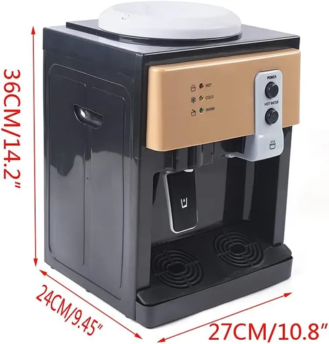 Miniatura 4 de Dispensador de enfriador de agua, 3 ajustes de temperatura, dispensador de enfriador de agua de carga superior para el hogar, oficina, escuela