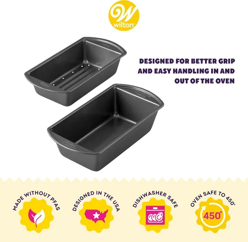Miniatura 3 de Wilton - Molde de 2 piezas para pastel de carne