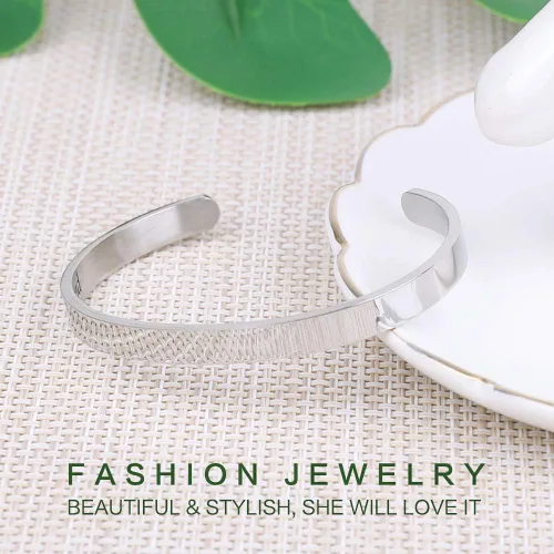 Miniatura 5 de DUMBEN Pulsera con mensaje oculto, regalos significativos para mujeres, regalos para grandes amigas, joyas de amistad únicas, regalos de cumpleaños