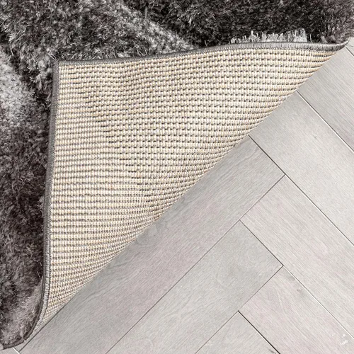 Miniatura 8 de Well Woven Luze - Alfombra geométrica de felpa suave y gruesa con textura 3D, color negro, 2 x 7 pies (2 pies 3 pulgadas x 7 pies 3 pulgadas)