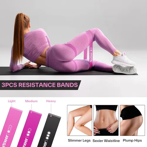 Miniatura 7 de Sportneer Juego de almohadillas para mancuernas: 10 almohadillas para sentadillas para empujes de cadera, estocadas, día de piernas, barras