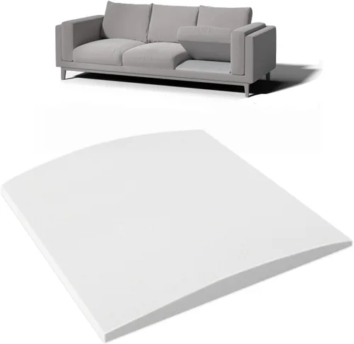 Miniatura 11 de Soporte de cojín de sofá para asiento caído, 20 x 20 pulgadas, tablero de soporte de cojín de espuma curvada de alta densidad, soporte de sofá