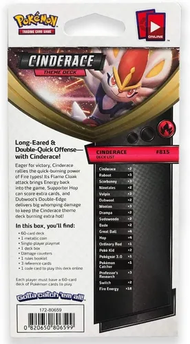 Miniatura 2 de Pokemon TCG: Baraja temática de Sword & Shield con Cinderace.