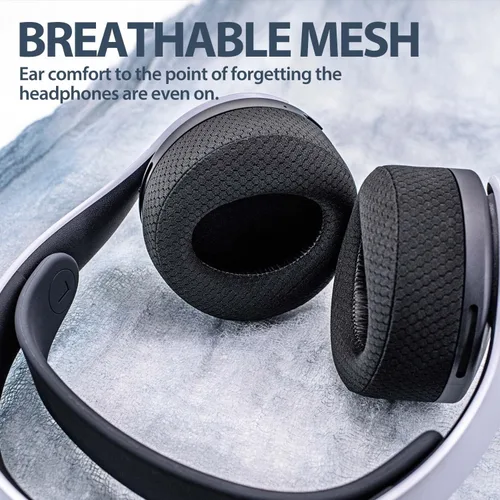 Miniatura 2 de Almohadillas de repuesto para PS5 para PlayStation 5 Pulse 3D PS5 - Almohadillas para los oídos PS5 (malla transpirable)