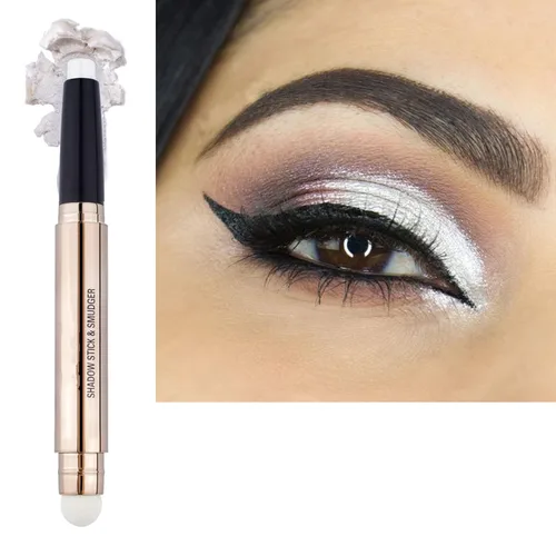 Miniatura 14 de Barra de Sombra de Ojos Rosa, Lápiz de Sombra de Ojos Cremoso, Acabado Brillante, Hipoalergénico, Resistente al Agua, de Larga Duración, Lápiz