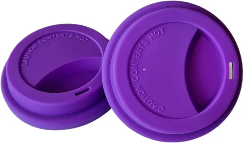 Miniatura 7 de Fundas de silicona para tazas, tapas de silicona reutilizables para tazas, tazas y tazas flexibles, tapas de tazas calientes para café, color negro