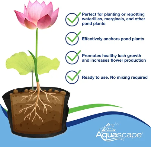 Miniatura 5 de Aquascape Medio de Plantación para Estanques de Plantas Acuáticas, Tierra Nutritiva para Jardines Acuáticos, Apoya un Crecimiento Fuerte de Raíces