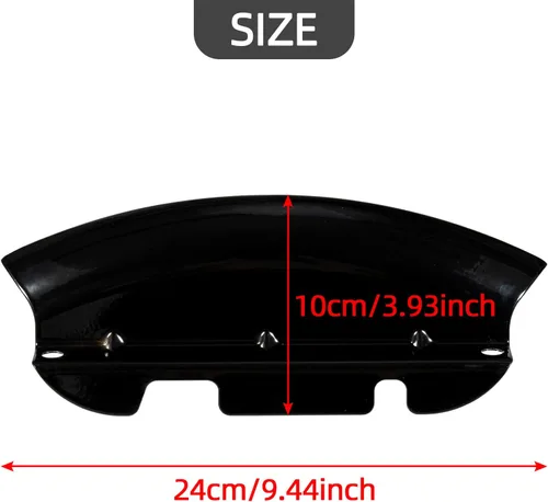 Miniatura 6 de psler - Deflector de viento de árbol triple inferior, cubierta de horquilla delantera para motocicleta Touring Electra Street Road Glide Road King