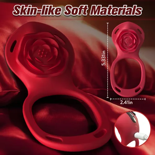 Miniatura 9 de ZOOPLOU BDSM - Vibrador portátil con control remoto para parejas, mujeres, adultos, juguetes sexuales para hombres, manos libres, vibrador de Rojo