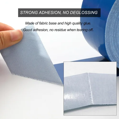 Miniatura 6 de WELSTIK Cinta adhesiva de grado profesional, tela impermeable para conductos, cinta adhesiva para fotógrafos, reparaciones, bricolaje, manualidades
