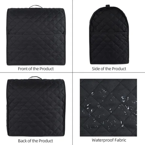 Miniatura 4 de Funda para batidora de pie compatible con batidora KitchenAid, se adapta a todos los modelos con cabezal inclinable y elevación de tazón con 3