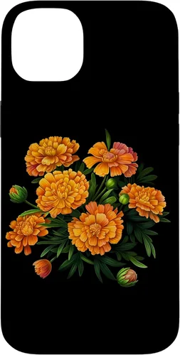 Miniatura 15 de Vintage Marigold Inspired Flower Case for iPhone 12 Pro Max