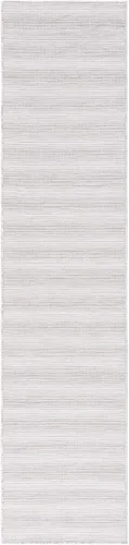Miniatura 4 de SAFAVIEH Hampton Collection - Alfombra lavable para exteriores de 2 x 9 pies, color marfil y gris, no desprende pelusa y fácil de limpiar, ideal