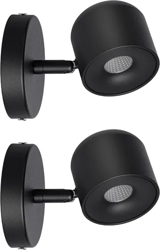 Miniatura 8 de Aisilan - Lámpara de pared moderna ajustable de Aisilan, lámpara de pared blanca cálida para pasillo, galería, cocina, dormitorio, 7 W, 3000 K