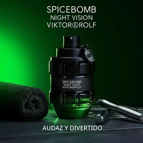 Miniatura 3 de Viktor&Rolf - Spicebomb Nightvision Eau de Toilette - Cálido, picante y fresco - Colonia para hombre - Con notas de bergamota cítrica, especias