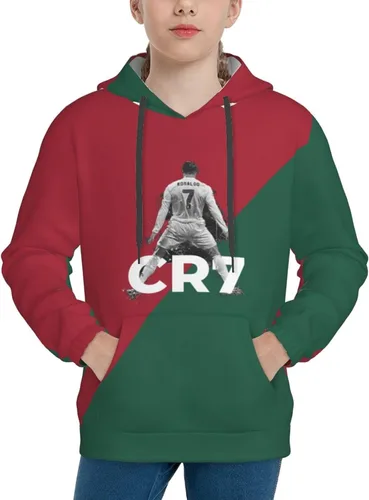 Miniatura 5 de Luja Dling Ronaldo #7 - Sudadera con capucha para adolescentes con bolsillo