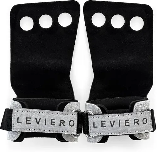 Miniatura 8 de Woddies - Puños de gimnasia para crossfit, dominadas, levantamiento de pesas, cuero suave, ajuste cómodo, agarre WOD duradero para adultos
