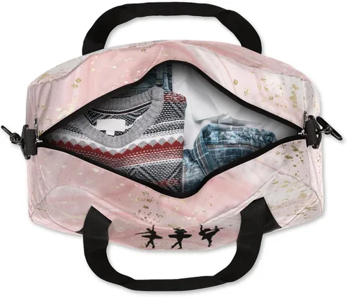 Miniatura 5 de Bolsas de baile personalizadas para niñas, bolsa de lona para gimnasio, impermeable, ajustable, bolsa de viaje, Sytle 2