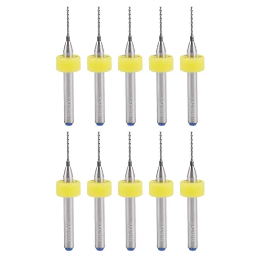 uxcell Brocas para PCB, 0.028 in, carburo de tungsteno, herramienta rotativa, joyería, grabado CNC, placa de circuito de impresión, micro brocas de