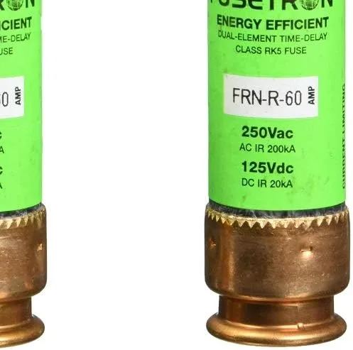 Miniatura 3 de Bussmann BPFRN-R-60 Fusible de 60 amperios Fusetron de doble elemento de retardo de corriente de limitación de corriente RK5, 250V Carded UL