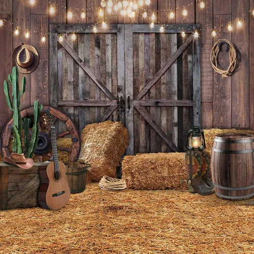 Fondo de vaquero occidental de 10 x 10 pies, decoraciones de fiesta occidental salvaje oeste, vintage, casa de madera, puerta de granero,