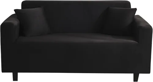 Miniatura 12 de Fundas de sofá de color liso, funda elástica para sofá, protector universal de muebles, suave, lavable, con parte inferior elástica, fundas de sofá