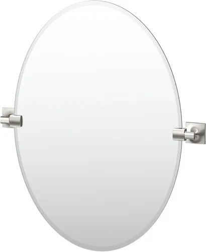 Miniatura 10 de Gatco Latitude II Espejo rectangular, Metal, 24 pulgadas